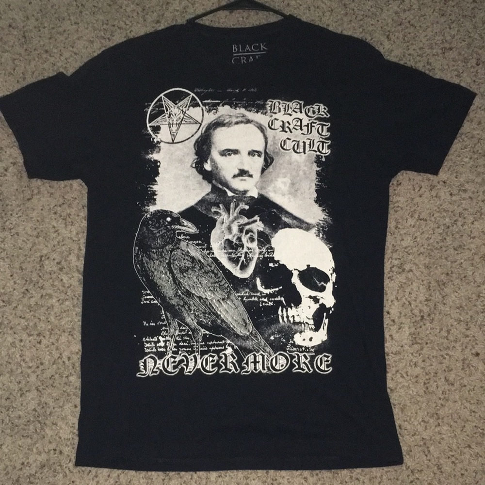 BlackCraft Cult Edgar Allan Poe Graphic Tee